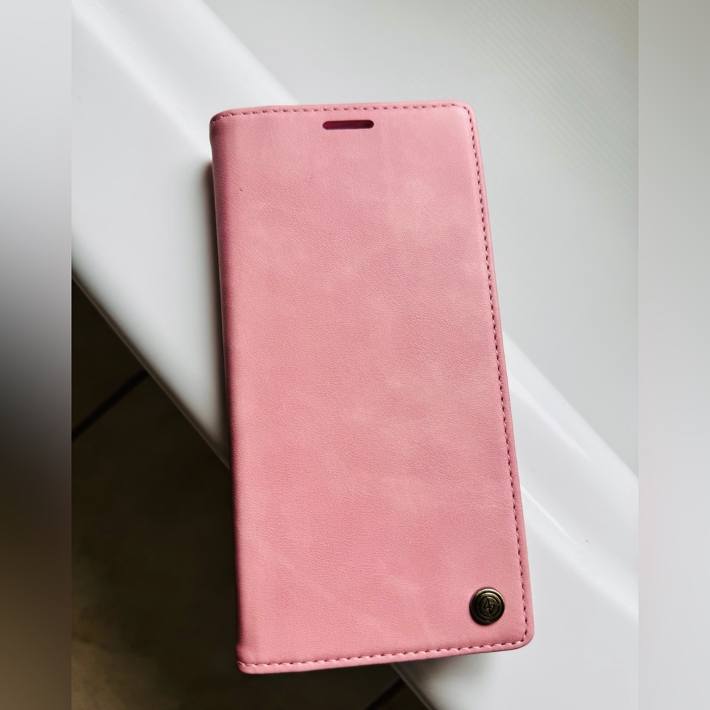 Pink Phone Wallet Case For IPhone 15 Pro Max - Picture 4 of 4